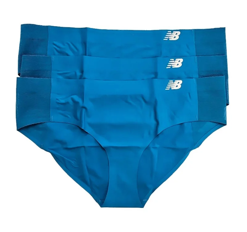 Women's Lingerie for Post-SurgeryWomen's 3-Pack Hybrid Underwear Hipster In Blue/blue/blue Women's Lingerie for Post-SurgeryWomen's 3-Pack Hybrid Underwear Hipster In Blue/blue/blue