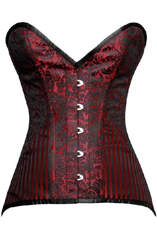 Floral - patterned corsets for a romantic and spring - like feelDiego Brocade Overbust Corset Floral - patterned corsets for a romantic and spring - like feelDiego Brocade Overbust Corset