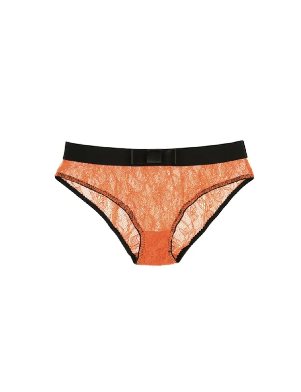 Eco-Friendly Organic Lingerie for Women Maike Knicker - Sunset Orange