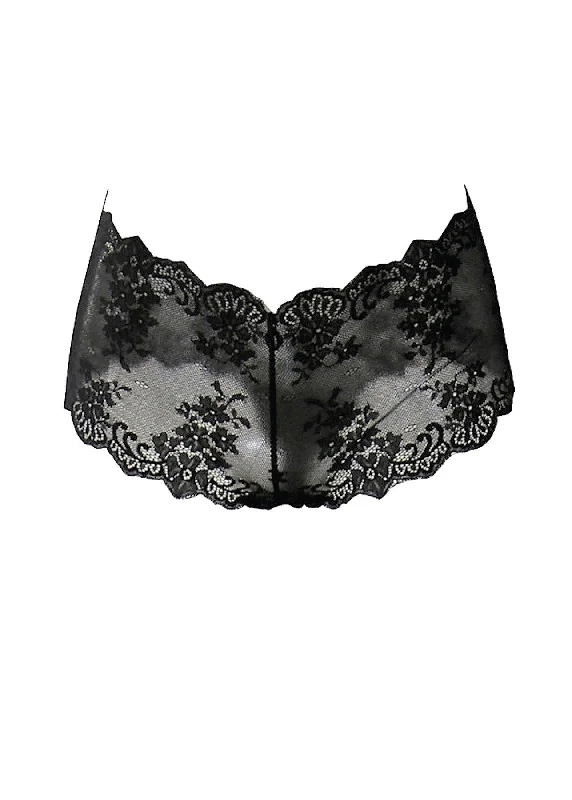 Women's High Waist Lingerie Bodysuits Sultry Cheeky Short