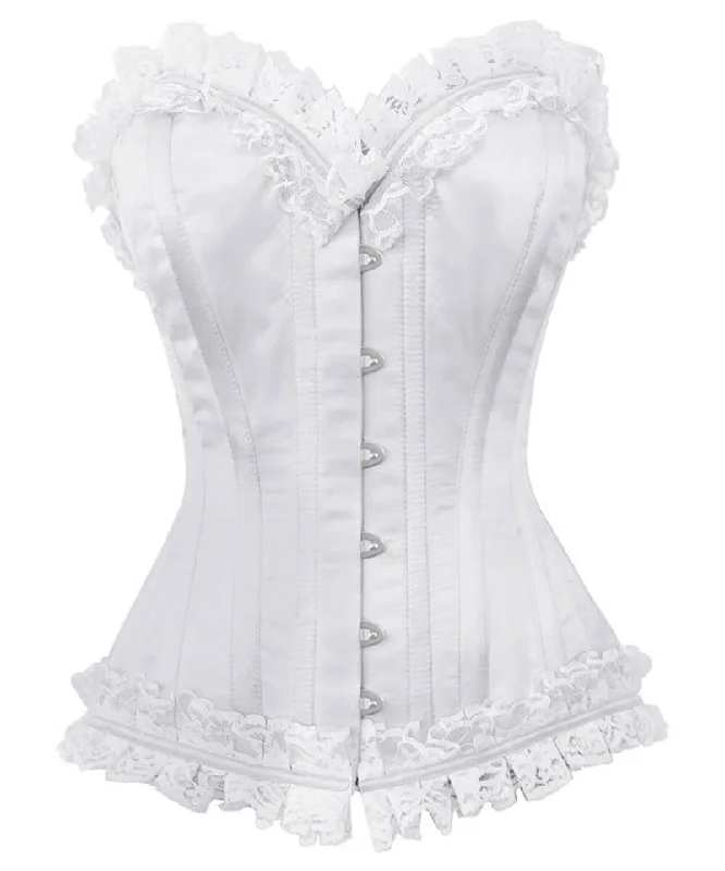 Denim - look corsets for a casual yet stylish twistPersephone Burlesque Overbust Corset Denim - look corsets for a casual yet stylish twistPersephone Burlesque Overbust Corset