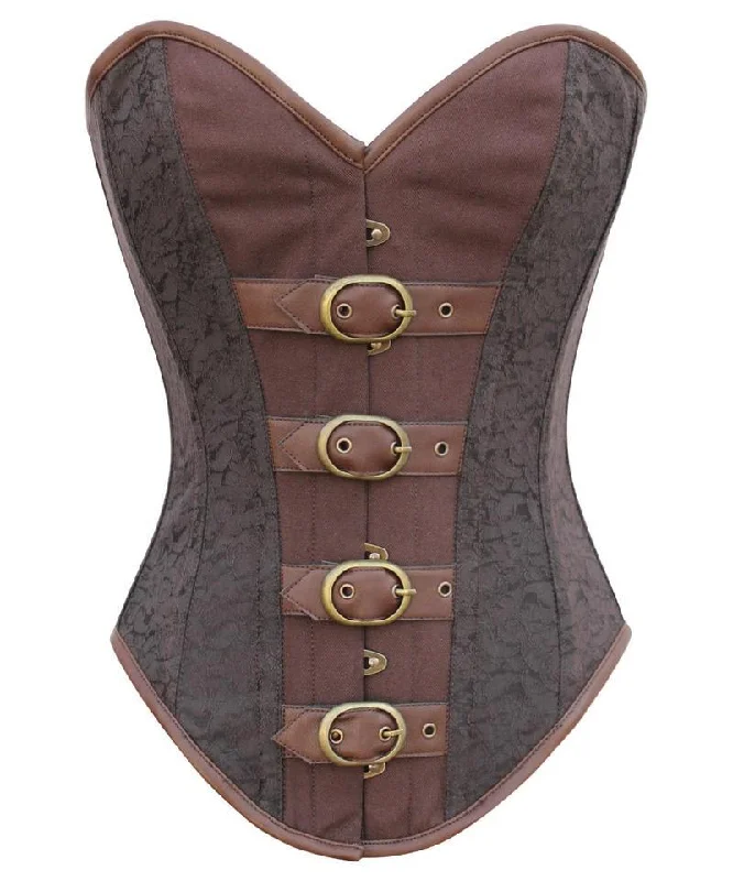 Adjustable - strap bustiers for a customized fitBritany Instant Shape Steampunk Buckle Up Overbust Black Corset Adjustable - strap bustiers for a customized fitBritany Instant Shape Steampunk Buckle Up Overbust Black Corset