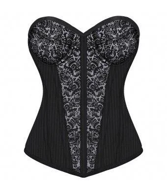 Waist - training corsets for long - term figure shapingOrabella Gothic Overbust Fashion Corset With Cups Waist - training corsets for long - term figure shapingOrabella Gothic Overbust Fashion Corset With Cups