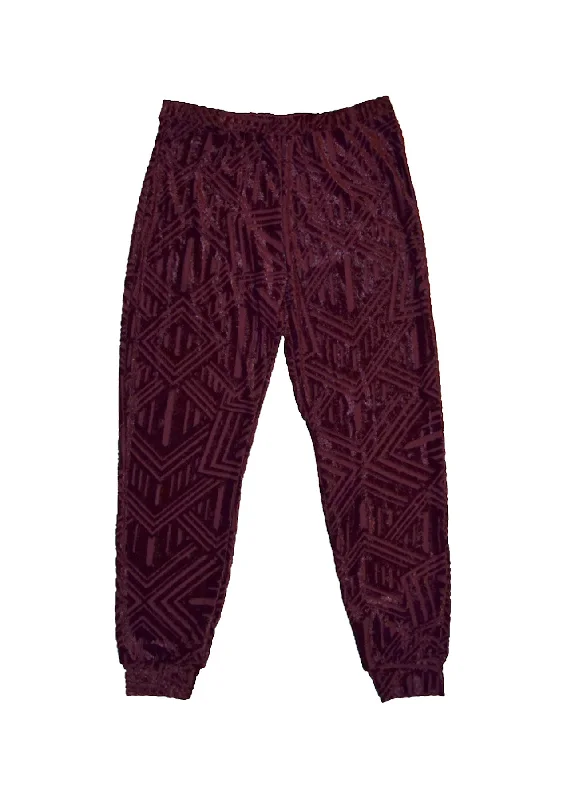 Elegant French Lace Lingerie for Women Cut Velour Jogger