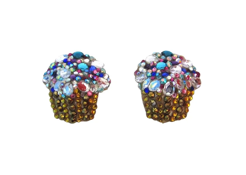 Plus Size Lace Lingerie for Women Cupcake Pasties - Blue