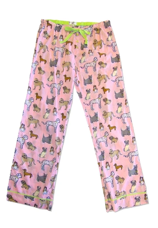Women's Lingerie with Matching Robes One Smart Puppy Pajama Pant