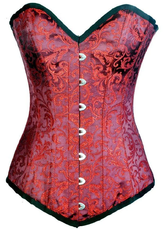 Gothic - inspired bustiers featuring dark colors and studsAlex Longline Overbust Corset Gothic - inspired bustiers featuring dark colors and studsAlex Longline Overbust Corset