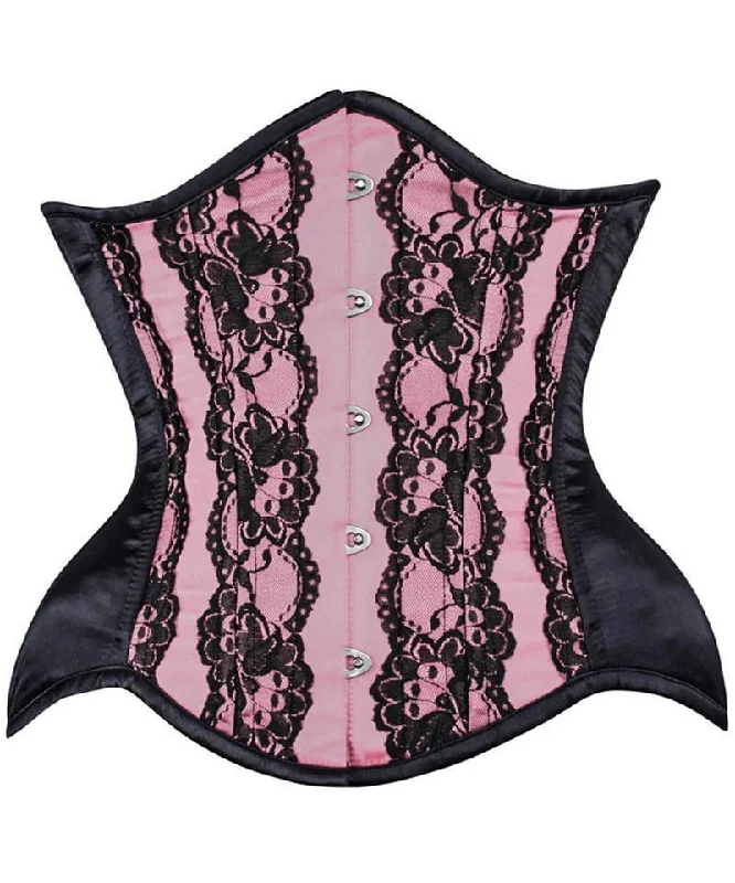Wedding - style bustiers for bridesmaids or special eventsFran Curvy Pink Lace Waist Training Corset Wedding - style bustiers for bridesmaids or special eventsFran Curvy Pink Lace Waist Training Corset