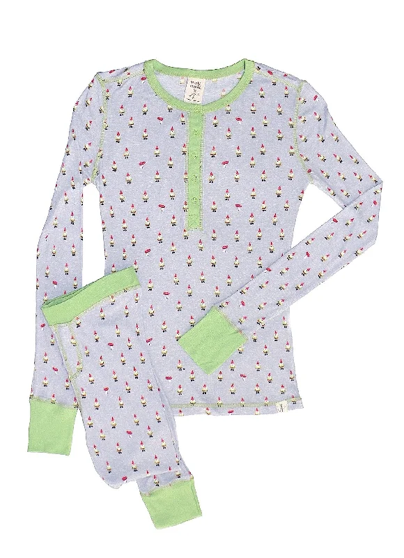 Designer Lingerie Sets for Women Teeny Gnomes Long Jane