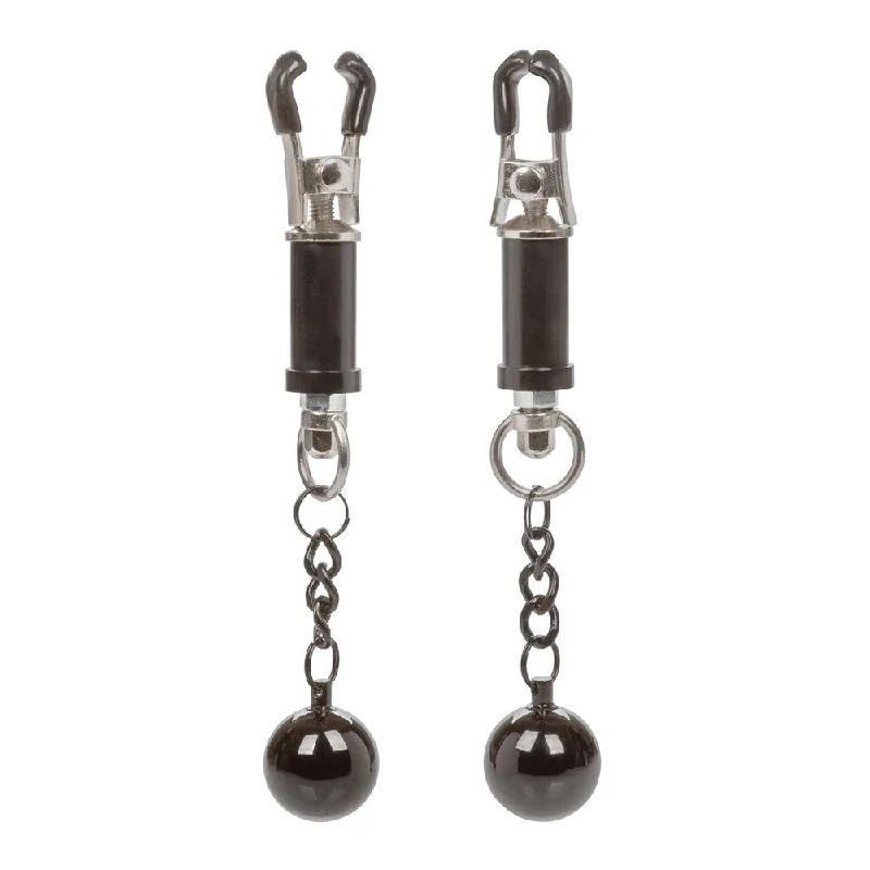 Women's Corset Style Lingerie Nipple Grips Weighted Twist Nipple Clamps
