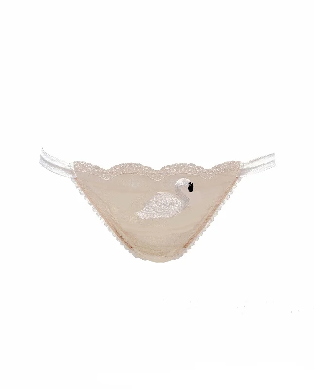 Breathable Bamboo Lingerie for Women Swan Lake Hipster Knicker