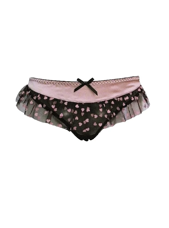Luxury Lingerie for Special Occasions Polka Hearts Knicker