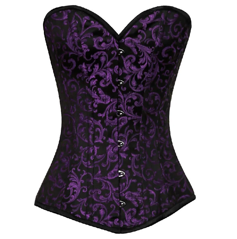 Bohemian - style corsets with tassels and embroideryAnissina Longline Overbust Corset Bohemian - style corsets with tassels and embroideryAnissina Longline Overbust Corset
