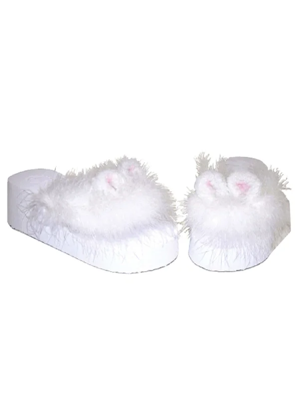 Women's High Waist Lingerie Bodysuits Honey Bunny Slippers