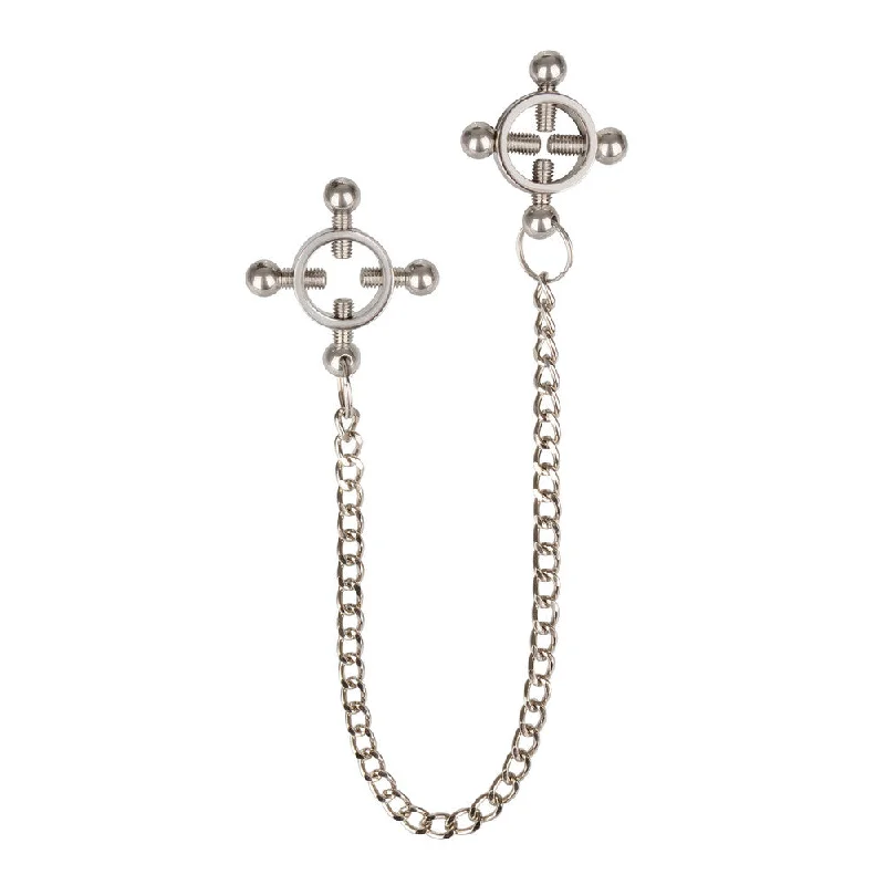 Women's Tummy Control Lingerie Nipple Grips 4 Point Nipple Press With Chain