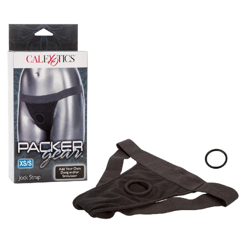 Breathable Bamboo Lingerie for Women CalExotics PACKER GEAR Jock Strap to Add Your Own Dong or Dildo and or Stimulator Black XS/S Breathable Bamboo Lingerie for Women CalExotics PACKER GEAR Jock Strap to Add Your Own Dong or Dildo and or Stimulator Black XS/S