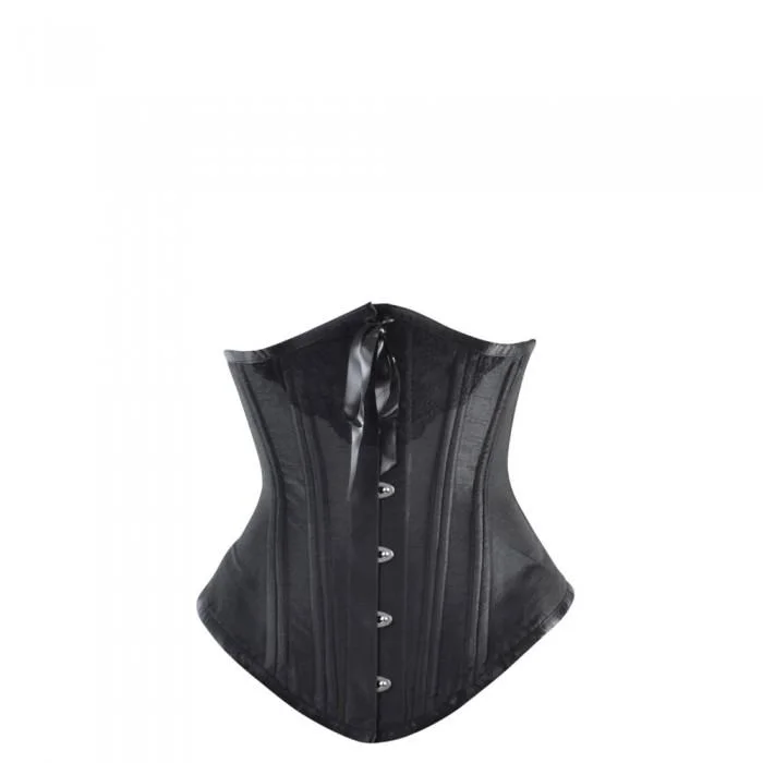 Burlesque - inspired bustiers for a performance lookAntione Black Vintage Bow Victorian Underbust Corset Burlesque - inspired bustiers for a performance lookAntione Black Vintage Bow Victorian Underbust Corset