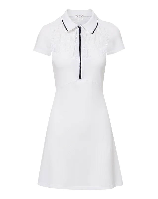 Performance Mesh Polo Dress