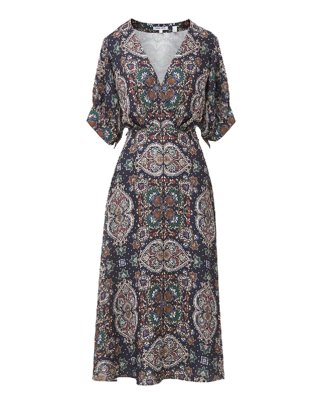 Wyatt Kaleidoscope-Print Dress