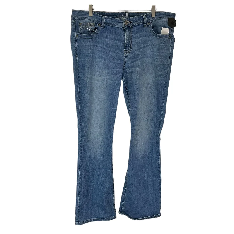 Blue Denim Jeans Boot Cut Apt 9, Size 16