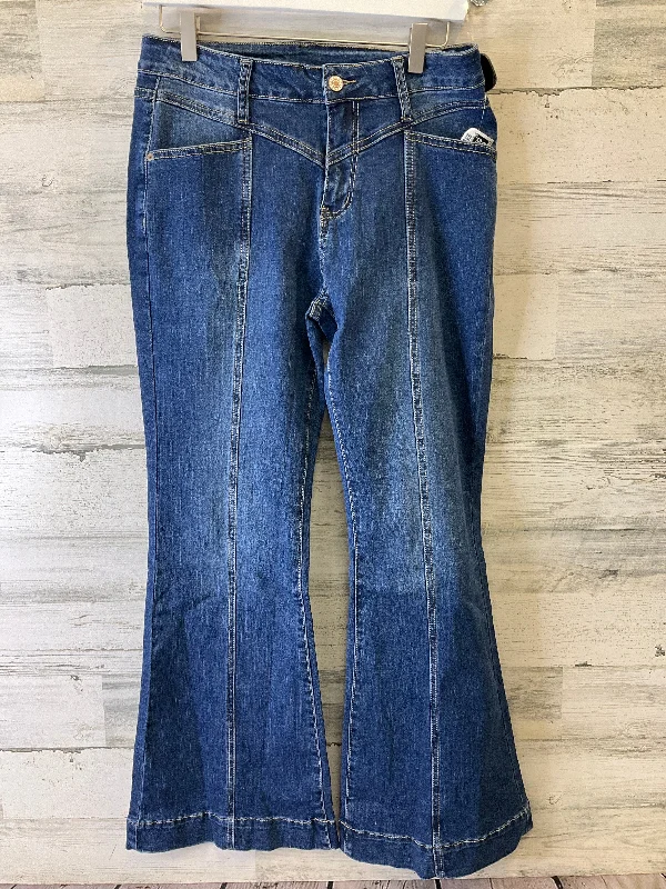 Blue Denim Jeans Boot Cut Clothes Mentor, Size 10