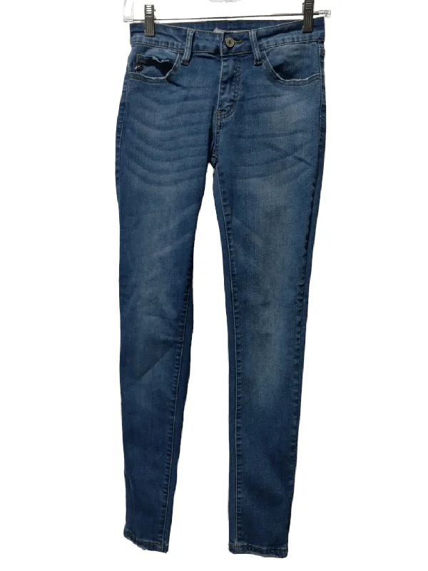 Blue Denim Jeans Skinny Kancan, Size 0