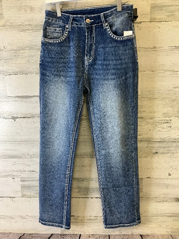 Blue Denim Jeans Straight Clothes Mentor, Size 10