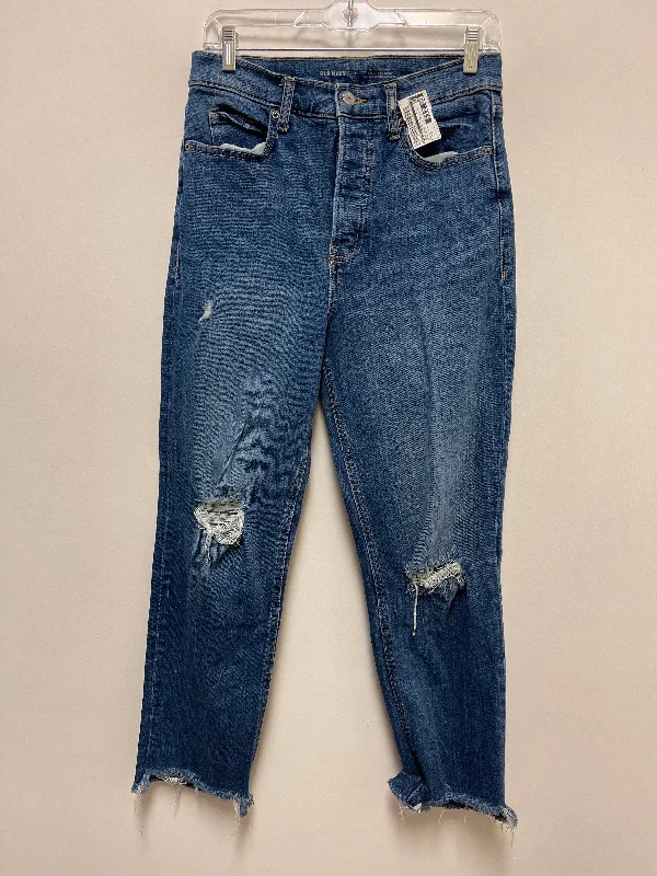 Blue Denim Jeans Straight Old Navy, Size 8