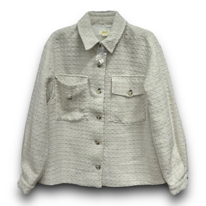 Cream Jacket Shirt Maeve, Size M