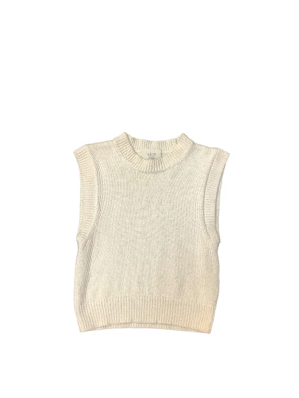 Cream Vest Sweater Wilfred, Size S