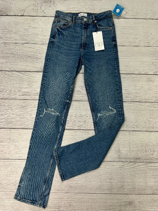 Denim Jeans Straight Zara, Size 6