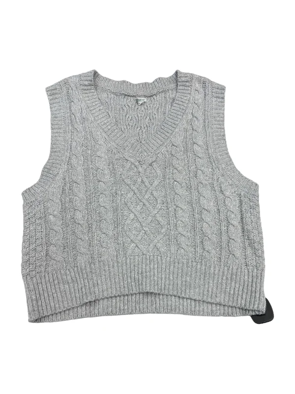 Grey Vest Sweater Aerie, Size Xl