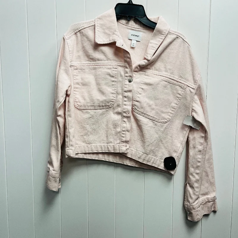 Pink Denim Jacket Denim Nine West, Size M