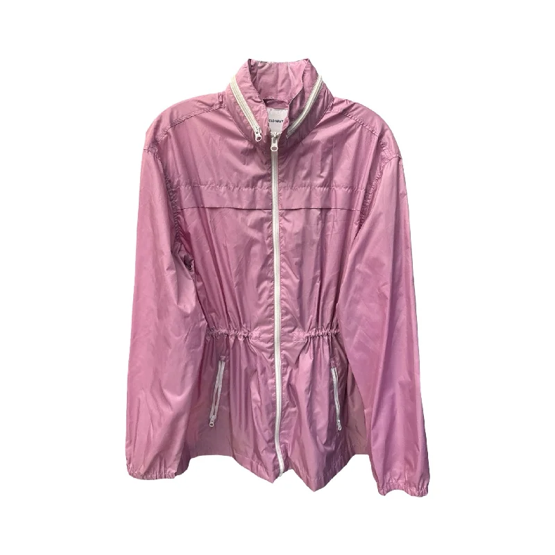 Pink Jacket Windbreaker Old Navy, Size L