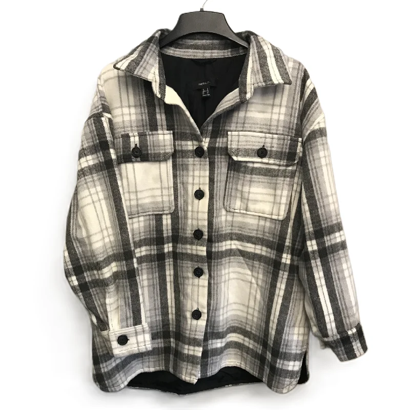 Plaid Pattern Jacket Other By Forever 21, Size: 2x