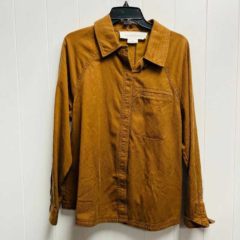 Rust Jacket Shirt Treasure And Bond, Size M