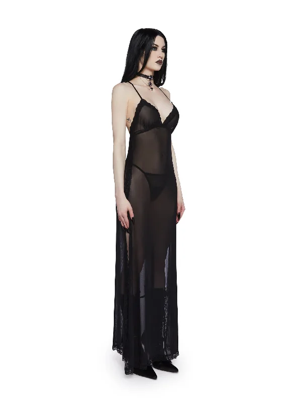 In For The Night Lingerie Maxi Dress