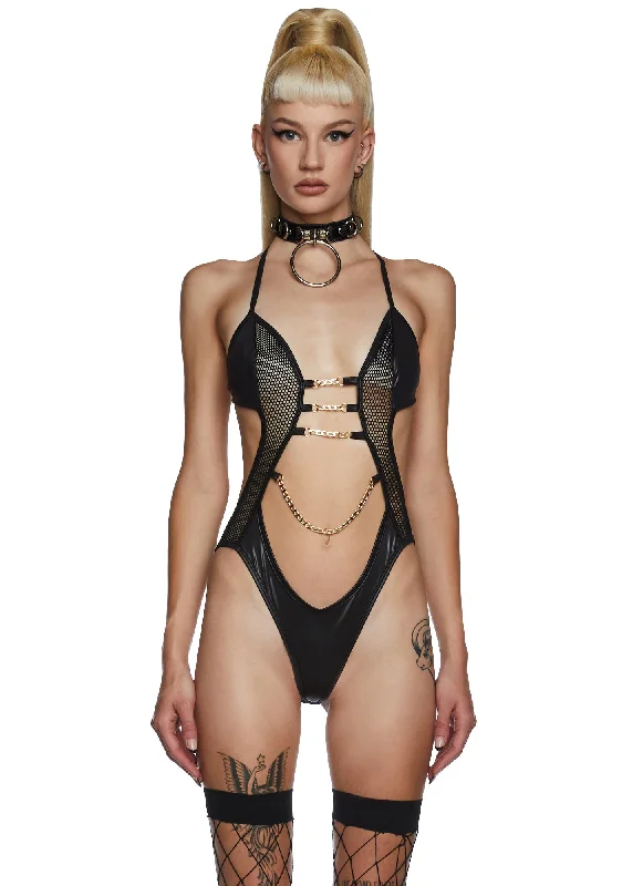 Provocative Pleasure Chain Bodysuit