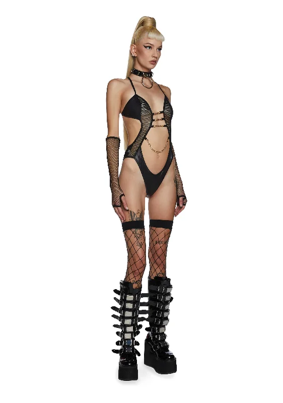 Provocative Pleasure Chain Bodysuit