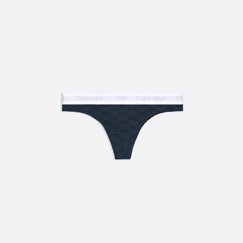 Kith Women for Calvin Klein Classic Thong - Navy Heather