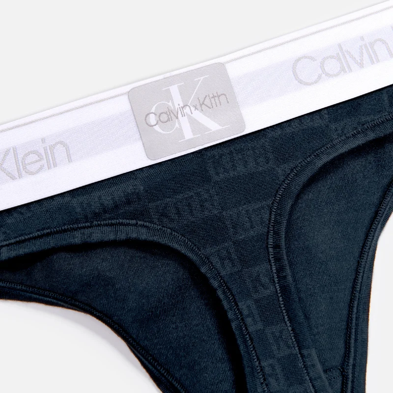 Kith Women for Calvin Klein Classic Thong - Navy Heather