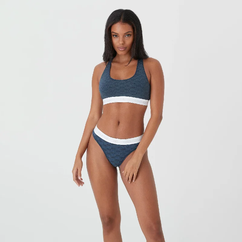 Kith Women for Calvin Klein Classic Thong - Navy Heather