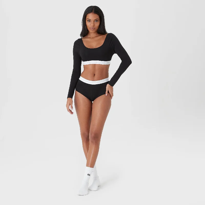 Kith Women for Calvin Klein Seasonal Boyshort - Black