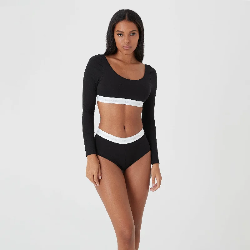 Kith Women for Calvin Klein Seasonal Boyshort - Black