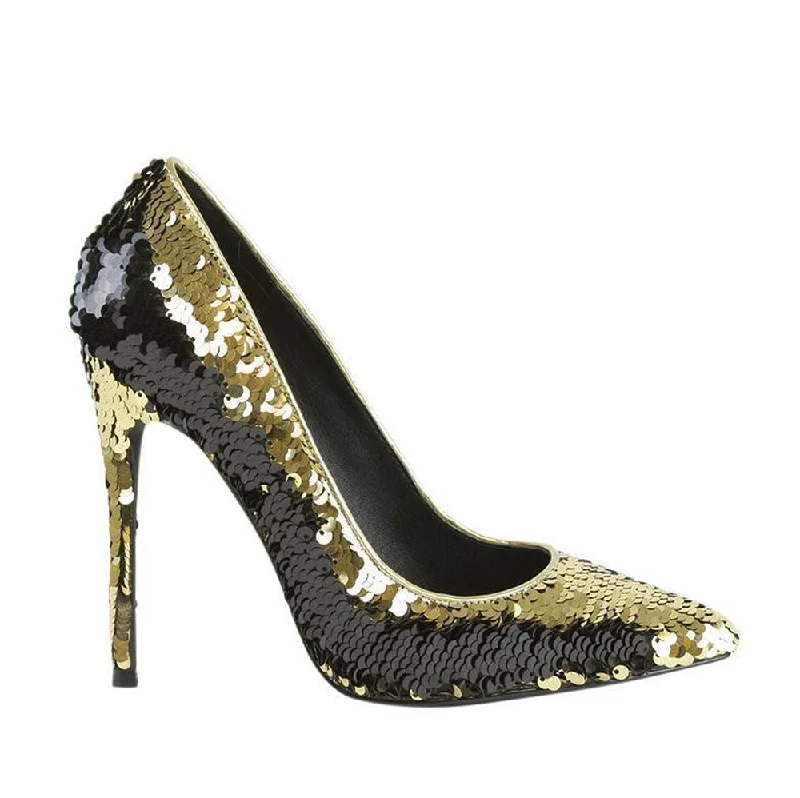 Famous Pump   | Gold Sequins