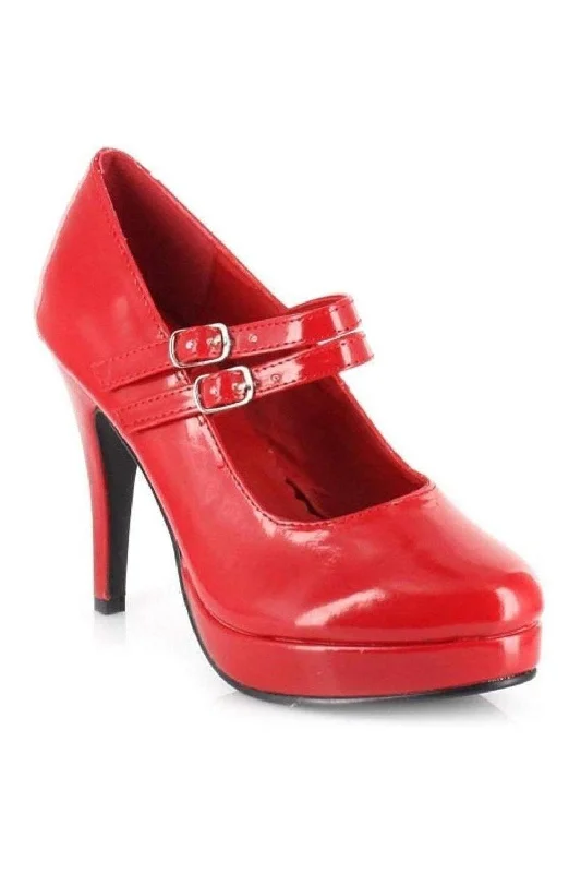 421-JANE Mary Jane  | Red Patent