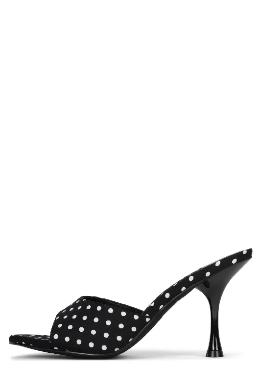 Black White Polka Dot / 6