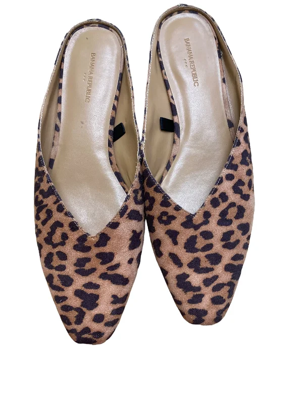 Animal Print Shoes Flats Banana Republic, Size 8.5