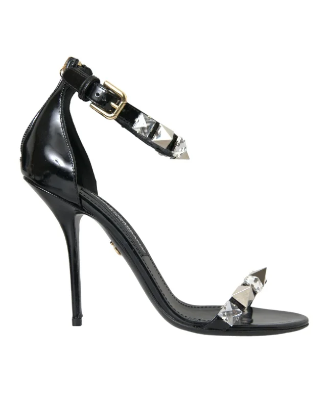 Dolce & Gabbana Crystal Embellished  Ankle Strap Sandals