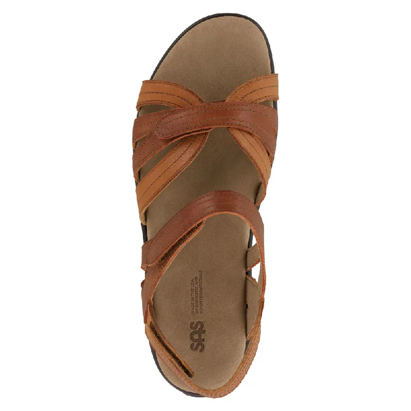 SAS Pier Sandal Sepia Tan Leather (Women's)